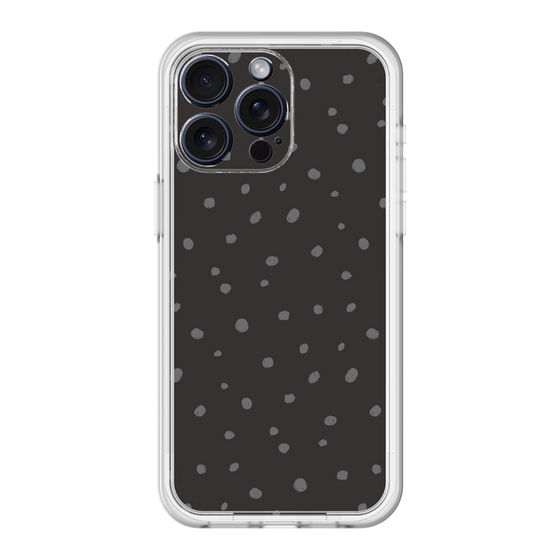 スリムプロテクションプレミアムケース［ Drawing Dot - Black ］