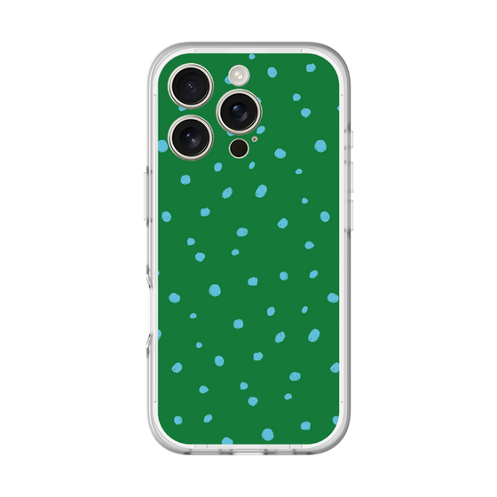 スリムプロテクションプレミアムケース［ Drawing Dot - Green ］