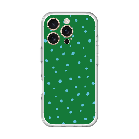 スリムプロテクションプレミアムケース［ Drawing Dot - Green ］