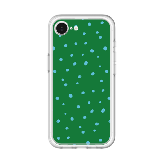 スリムプロテクションプレミアムケース［ Drawing Dot - Green ］