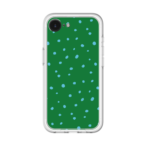 スリムプロテクションプレミアムケース［ Drawing Dot - Green ］