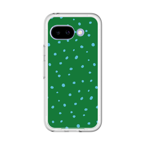 スリムプロテクションプレミアムケース［ Drawing Dot - Green ］