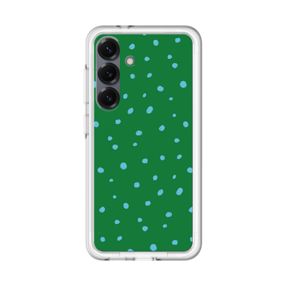 スリムプロテクションプレミアムケース［ Drawing Dot - Green ］