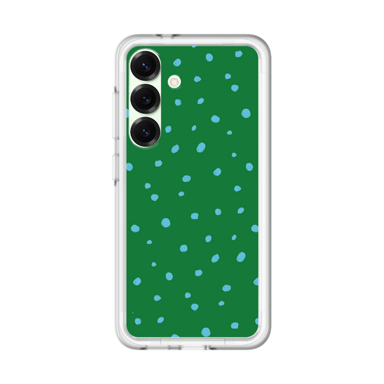 スリムプロテクションプレミアムケース［ Drawing Dot - Green ］