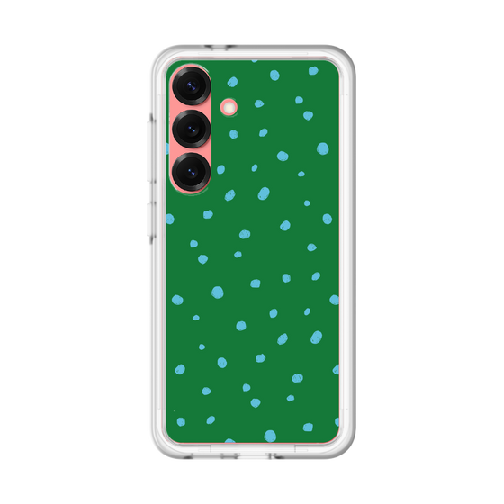 スリムプロテクションプレミアムケース［ Drawing Dot - Green ］