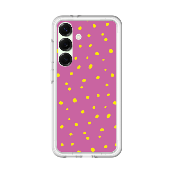 スリムプロテクションプレミアムケース［ Drawing Dot - Pink ］