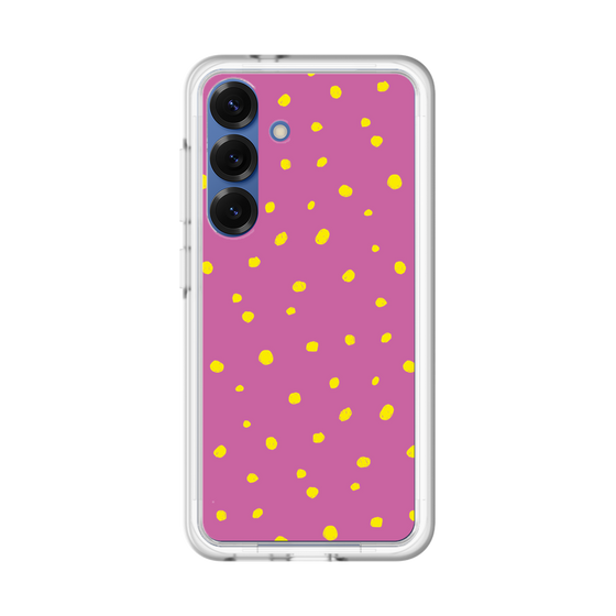 スリムプロテクションプレミアムケース［ Drawing Dot - Pink ］
