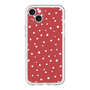 スリムプロテクションプレミアムケース［ Drawing Dot - Red ］