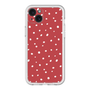 スリムプロテクションプレミアムケース［ Drawing Dot - Red ］