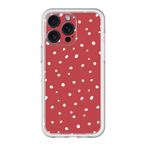 スリムプロテクションプレミアムケース［ Drawing Dot - Red ］
