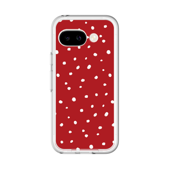 スリムプロテクションプレミアムケース［ Drawing Dot - Red ］