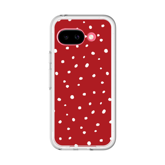 スリムプロテクションプレミアムケース［ Drawing Dot - Red ］