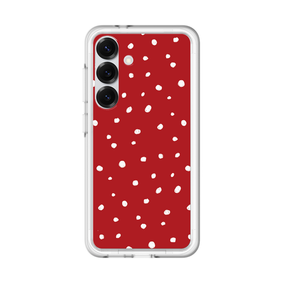 スリムプロテクションプレミアムケース［ Drawing Dot - Red ］