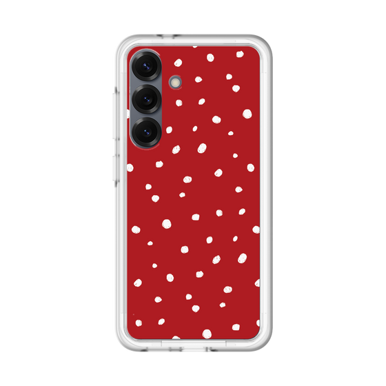 スリムプロテクションプレミアムケース［ Drawing Dot - Red ］