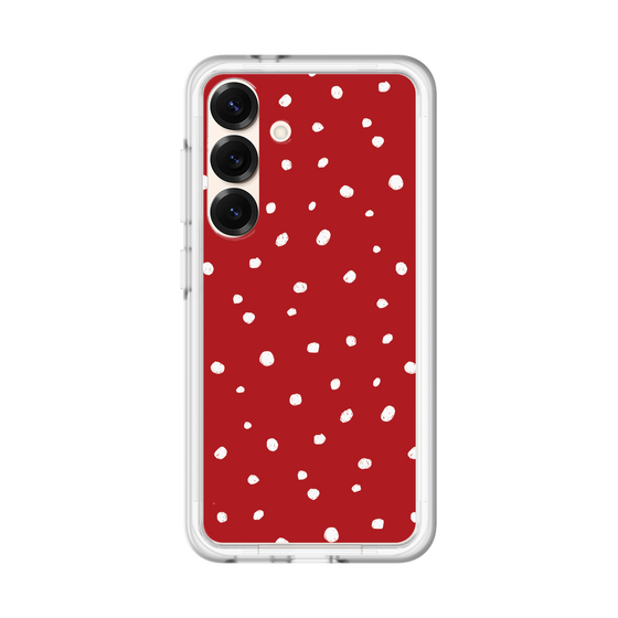 スリムプロテクションプレミアムケース［ Drawing Dot - Red ］
