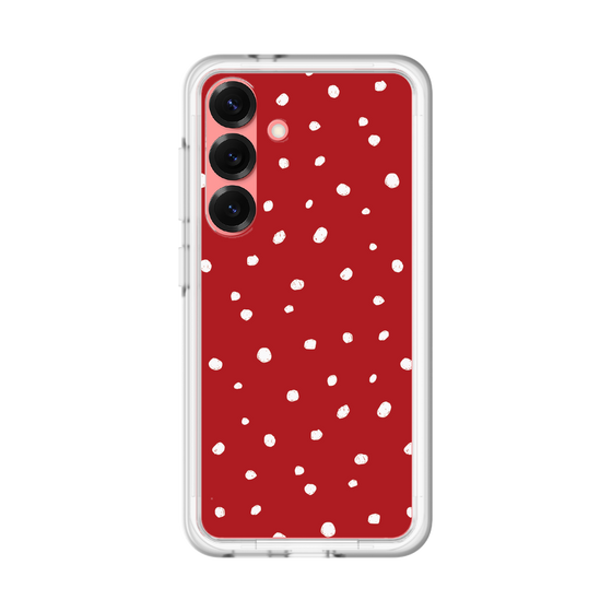 スリムプロテクションプレミアムケース［ Drawing Dot - Red ］
