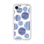 スリムプロテクションプレミアムケース［ Nordic Dot - Blue ］