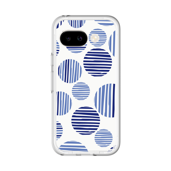 スリムプロテクションプレミアムケース［ Nordic Dot - Blue ］
