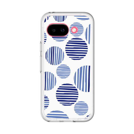 スリムプロテクションプレミアムケース［ Nordic Dot - Blue ］