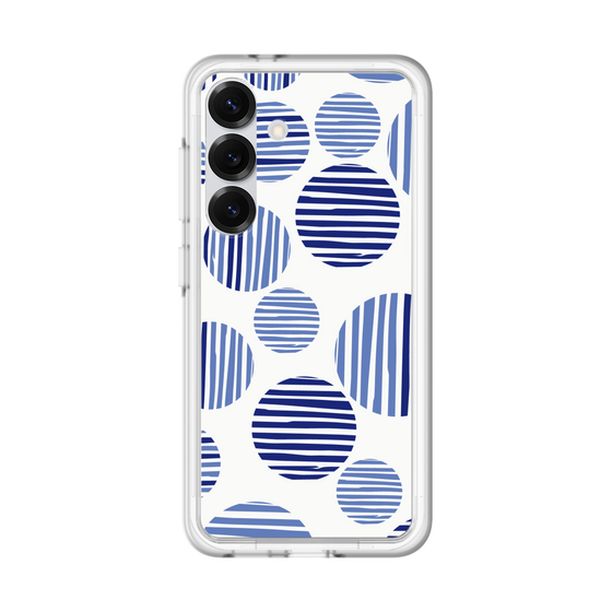 スリムプロテクションプレミアムケース［ Nordic Dot - Blue ］