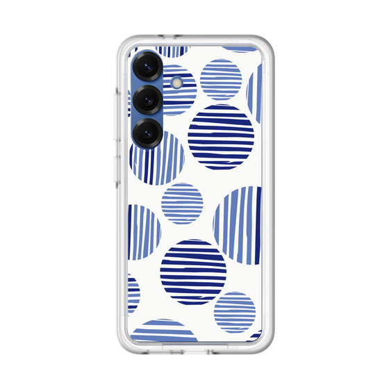 スリムプロテクションプレミアムケース［ Nordic Dot - Blue ］