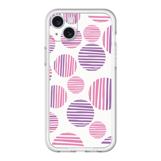 スリムプロテクションプレミアムケース［ Nordic Dot - Pink ］