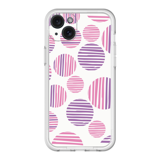 スリムプロテクションプレミアムケース［ Nordic Dot - Pink ］