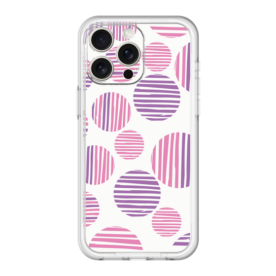 スリムプロテクションプレミアムケース［ Nordic Dot - Pink ］