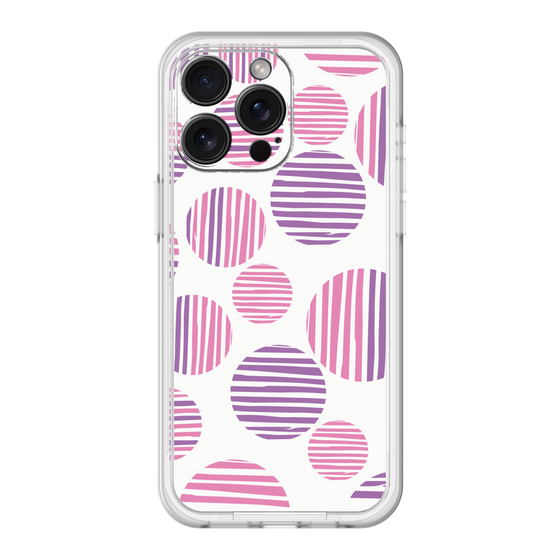 スリムプロテクションプレミアムケース［ Nordic Dot - Pink ］