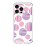 スリムプロテクションプレミアムケース［ Nordic Dot - Pink ］
