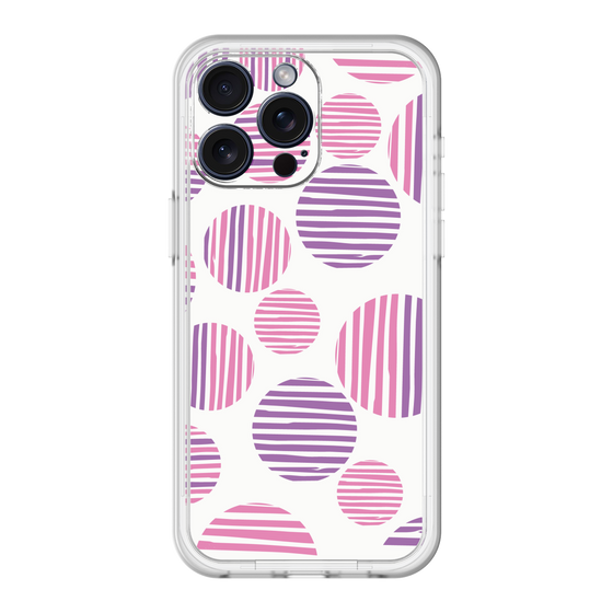 スリムプロテクションプレミアムケース［ Nordic Dot - Pink ］