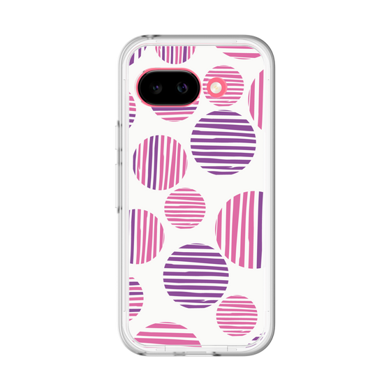 スリムプロテクションプレミアムケース［ Nordic Dot - Pink ］