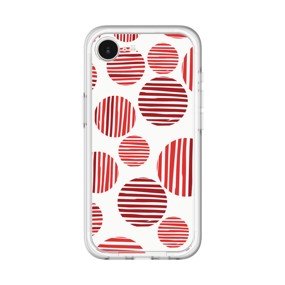 スリムプロテクションプレミアムケース［ Nordic Dot - Red ］