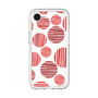 スリムプロテクションプレミアムケース［ Nordic Dot - Red ］