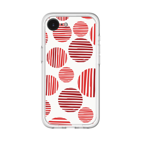 スリムプロテクションプレミアムケース［ Nordic Dot - Red ］
