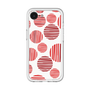 スリムプロテクションプレミアムケース［ Nordic Dot - Red ］