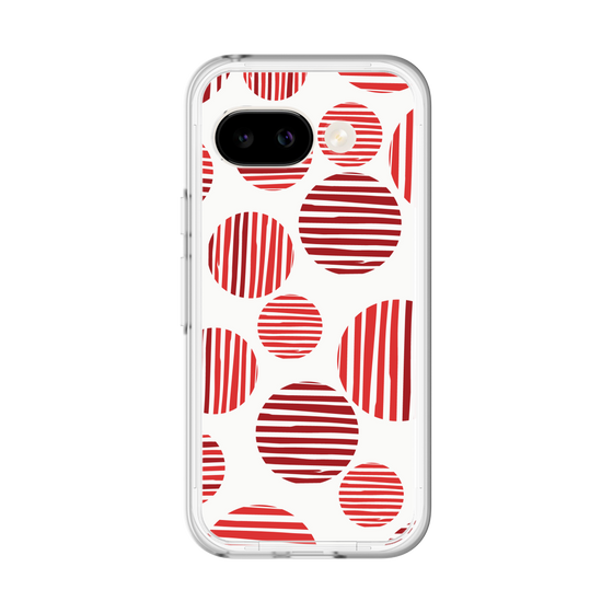 スリムプロテクションプレミアムケース［ Nordic Dot - Red ］