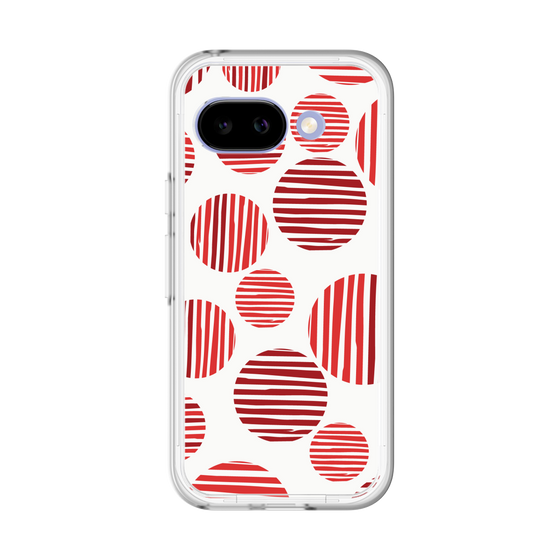 スリムプロテクションプレミアムケース［ Nordic Dot - Red ］