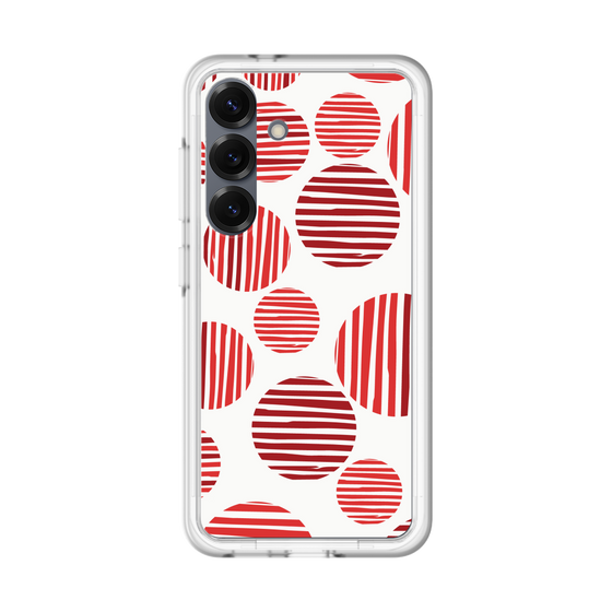 スリムプロテクションプレミアムケース［ Nordic Dot - Red ］