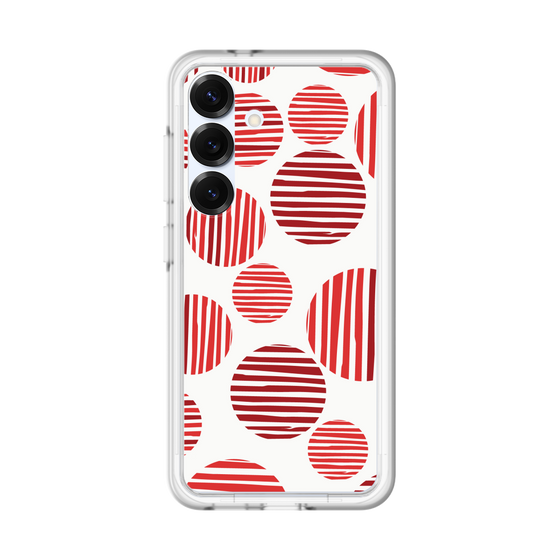 スリムプロテクションプレミアムケース［ Nordic Dot - Red ］