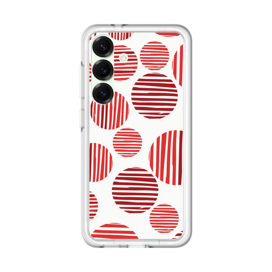スリムプロテクションプレミアムケース［ Nordic Dot - Red ］