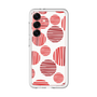スリムプロテクションプレミアムケース［ Nordic Dot - Red ］