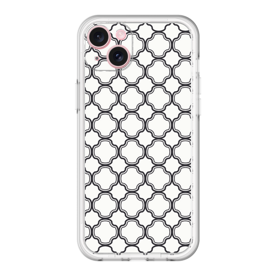 スリムプロテクションプレミアムケース［ Moroccan3 - Black ］