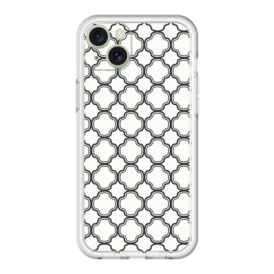 スリムプロテクションプレミアムケース［ Moroccan3 - Black ］