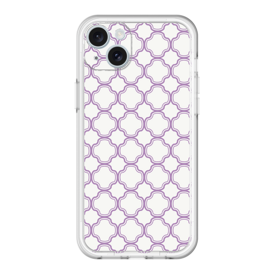 スリムプロテクションプレミアムケース［ Moroccan3 - Purple ］