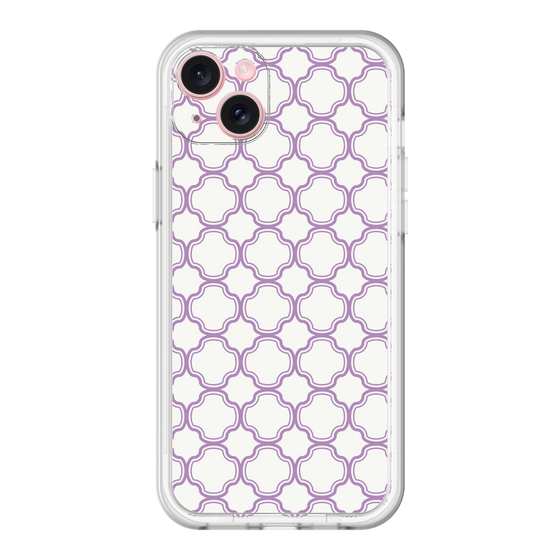 スリムプロテクションプレミアムケース［ Moroccan3 - Purple ］