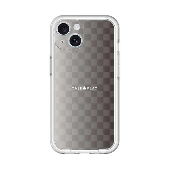 スリムプロテクションプレミアムケース［ CASEPLAY Check - Black ］