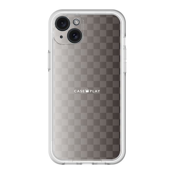 スリムプロテクションプレミアムケース［ CASEPLAY Check - Black ］