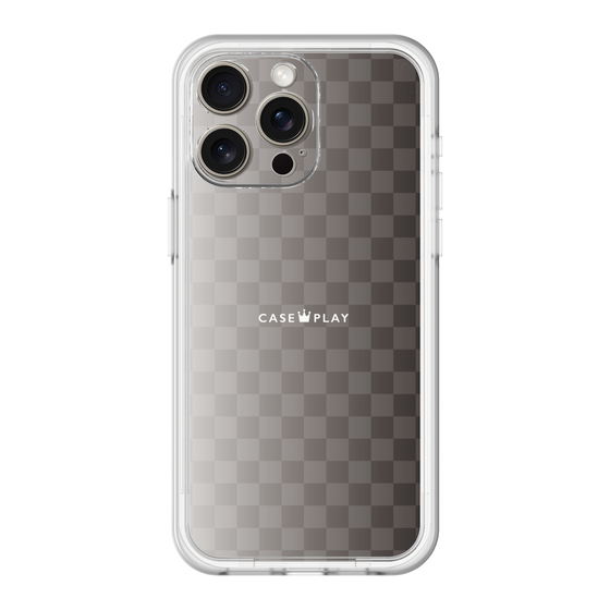スリムプロテクションプレミアムケース［ CASEPLAY Check - Black ］
