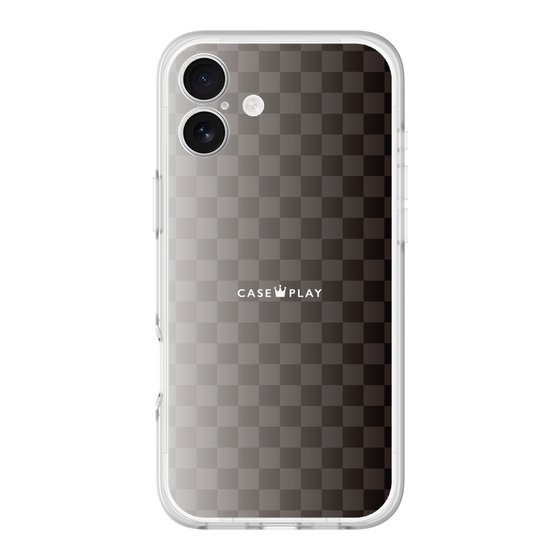 スリムプロテクションプレミアムケース［ CASEPLAY Check - Black ］